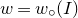 w equals w Subscript ring Baseline