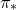 pi Subscript asterisk