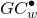 upper G upper C Subscript w Superscript bullet