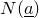 upper N left parenthesis a underbar right parenthesis