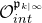 script upper O Subscript normal i normal n normal t Superscript German p Super Subscript k vertical bar normal infinity