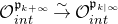 script upper O Subscript normal i normal n normal t Superscript German p Super Subscript k plus normal infinity Baseline Modifying Above right arrow With tilde script upper O Subscript normal i normal n normal t Superscript German p Super Subscript k vertical bar normal infinity