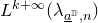 upper L Superscript k plus normal infinity Baseline left parenthesis lamda Subscript a underbar Sub Superscript double struck upper D Subscript comma n Baseline right parenthesis
