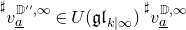 normal # v Subscript a underbar Superscript double struck upper D double prime comma normal infinity element of upper U left parenthesis German g German l Subscript k vertical bar normal infinity Baseline right parenthesis normal # v Subscript a underbar Superscript double struck upper D comma normal infinity