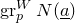 normal g normal r Subscript p Superscript upper W Baseline upper N left parenthesis a underbar right parenthesis
