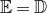 double struck upper E equals double struck upper D