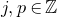 j comma p element of double struck upper Z