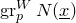 normal g normal r Subscript p Superscript upper W Baseline upper N left parenthesis x underbar right parenthesis