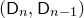 left parenthesis sans serif upper D Subscript n Baseline comma sans serif upper D Subscript n minus 1 Baseline right parenthesis