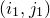 left parenthesis i 1 comma j 1 right parenthesis