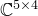 double struck upper C Superscript 5 times 4