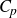 upper C Subscript p