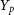 upper Y Subscript p