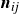 bold italic n Subscript italic ij