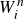 upper W Subscript i Superscript n