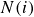 upper N left parenthesis i right parenthesis