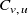 upper C Subscript v comma u