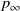 p Subscript normal infinity