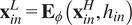 xinL equals upper E phi xinHhin