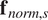 fnorm comma s
