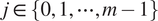 j element of 01 midline horizontal ellipsis m minus 1