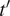 t prime