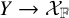 upper Y right arrow script upper X Subscript double struck upper F