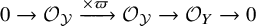 0 right arrow script upper O Subscript script upper Y Baseline right arrow Overscript times pi Endscripts script upper O Subscript script upper Y Baseline right arrow script upper O Subscript upper Y Baseline right arrow 0