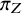 pi Subscript upper Z