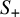upper S Subscript plus