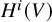 upper H Superscript i Baseline left parenthesis upper V right parenthesis