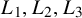 upper L 1 comma upper L 2 comma upper L 3