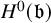 upper H Superscript 0 Baseline left parenthesis German b right parenthesis
