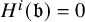 upper H Superscript i Baseline left parenthesis German b right parenthesis equals 0