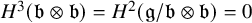 upper H cubed left parenthesis German b circled times German b right parenthesis equals upper H squared left parenthesis German g divided by German b circled times German b right parenthesis equals 0