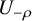 upper U Subscript negative rho