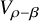 upper V Subscript rho minus beta