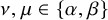 nu comma mu element of StartSet alpha comma beta EndSet
