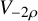 upper V Subscript minus 2 rho