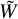 upper W overtilde