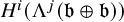 upper H Superscript i Baseline left parenthesis normal upper Lamda Superscript j Baseline left parenthesis German b circled plus German b right parenthesis right parenthesis