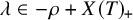 lamda element of negative rho plus upper X left parenthesis upper T right parenthesis Subscript plus