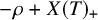 negative rho plus upper X left parenthesis upper T right parenthesis Subscript plus