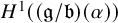 upper H Superscript 1 Baseline left parenthesis left parenthesis German g divided by German b right parenthesis left parenthesis alpha right parenthesis right parenthesis
