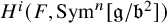 upper H Superscript i Baseline left parenthesis upper F comma upper S y m Superscript n Baseline left bracket German g divided by German b squared right bracket right parenthesis