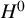 upper H Superscript 0