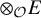 circled times Subscript script upper O Baseline upper E