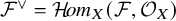 script upper F Superscript or Baseline equals script upper H italic om Subscript upper X Baseline left parenthesis script upper F comma script upper O Subscript upper X Baseline right parenthesis