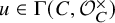 u element of normal upper Gamma left parenthesis upper C comma script upper O Subscript upper C Superscript times Baseline right parenthesis