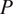 upper P